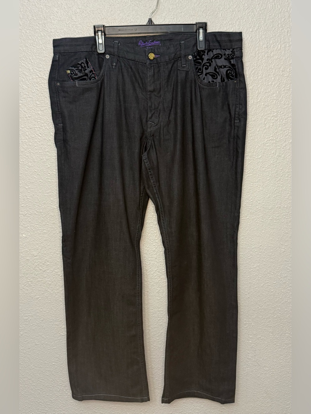 Robert Graham | Classic Yates Denim Jeans | Black | Waist 40 Inseam 30”